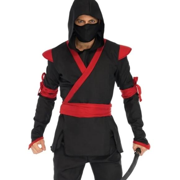 Leg Avenue Other - Leg Avenue Mens M/L 5-piece Ninja Costume